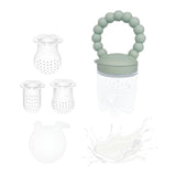 Baby Fruit Feeder Pacifier for Starting Solids, Sage #color_sage