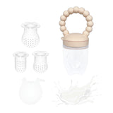 Baby Fruit Feeder Pacifier for Starting Solids, Almond #color_almond