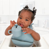 Non Spill Snack Cup, Dusty Teal #color_dusty teal