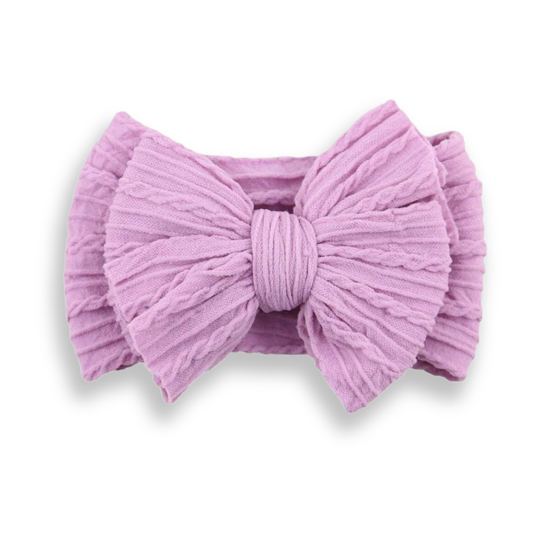 Baby Headbands Bow, Purple #color_lilac