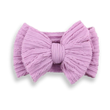 Baby Headbands Bow, Purple #color_lilac