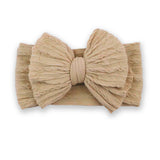Baby Headbands Bow, Caramel #color_caramel