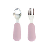 Childrens Cutlery Set, Dusty Teal #color_dusty pink