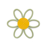 Flower Teether Ring, Green #color_pistachio