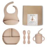Infant Feeding Set, Caramel #color_caramel