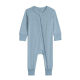 Infant Onesies with Zipper, Dusty Blue #color_dusty blue