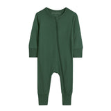 Infant Onesies with Zipper, Evergreen #color_evergreen
