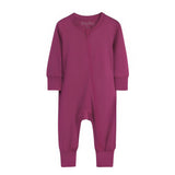 Infant Onesies with Zipper, Mulberry #color_mulberry