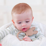 Infant Teething Toy, Bunny, Caramel #color_caramel