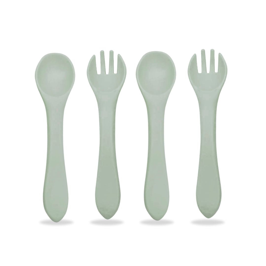 Infant Utensils, Sage #color_sage