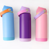 Kids Water Bottles Spill Proof #color_blue blast,pink sherbet,lavender haze