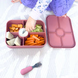 Lunch Container, Bento Lunch Box #color_dusty teal,dusty rose,sage