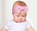 Newborn Headband Bows #color_sand,dusty blue,caramel,white,pink,lilac,sand flower,pink flower,caramel flower