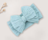 Newborn Headband #color_sand,dusty blue,caramel,white,pink,lilac,sand flower,pink flower,caramel flower