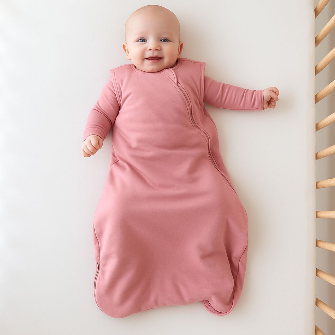 Newborn Sleep Sack, Muted Mauve #color_muted mauve,oatmeal,slate,autumn