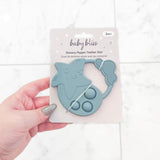 Sensory Popper, Teether Star, Dusty Teal #color_dusty teal