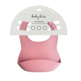 Silicone Bib, Dusty Rose #color_dusty rose