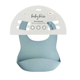 Silicone Bib, Dusty Teal #color_dusty teal