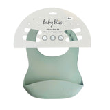 Silicone Bib, Sage #color_sage