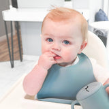 Infant Bibs and Cup with Snack #color_Sage/Dusty Teal/Almond