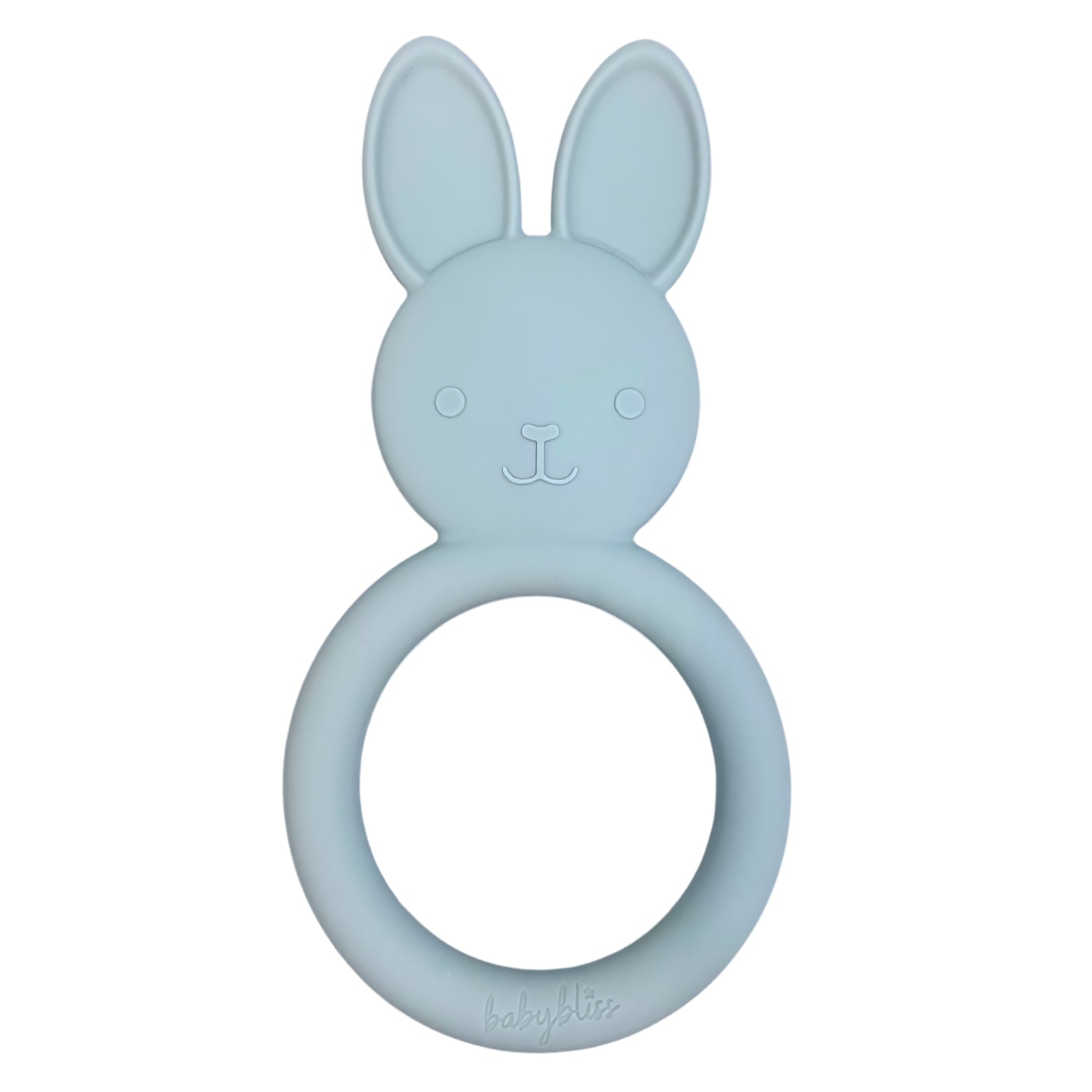Bunny Teether, Dusty Teal #color_dusty teal