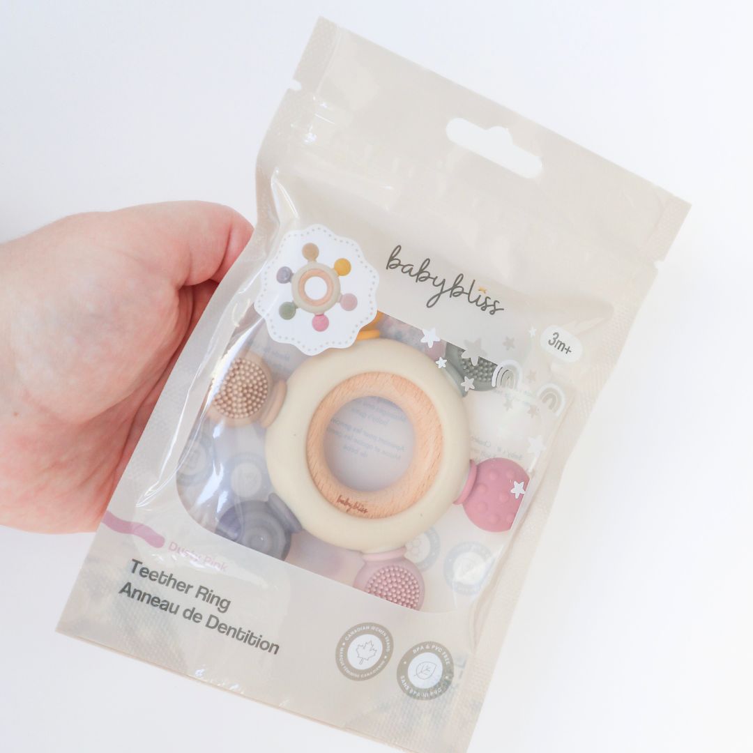 Teething Toys, Newborn Teether, Pink #color_blue tones,pink tones