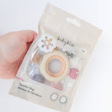 Teething Toys, Newborn Teether, Pink #color_blue tones,pink tones