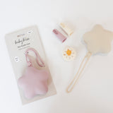Finger Toothbrush, Pacifier, Pacifier Case #color_lavender/cream