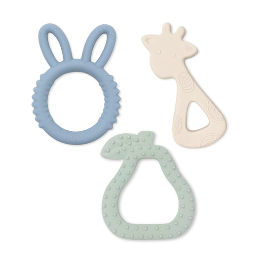 Fruit & Animal Teether Toys (3 Pack)