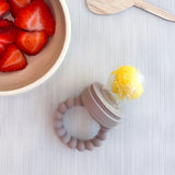 Silicone Infant Feeder, Caramel #color_caramel