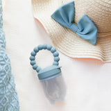 Fruit Pacifier, Silicone Feeder, Dusty Teal #color_dusty teal