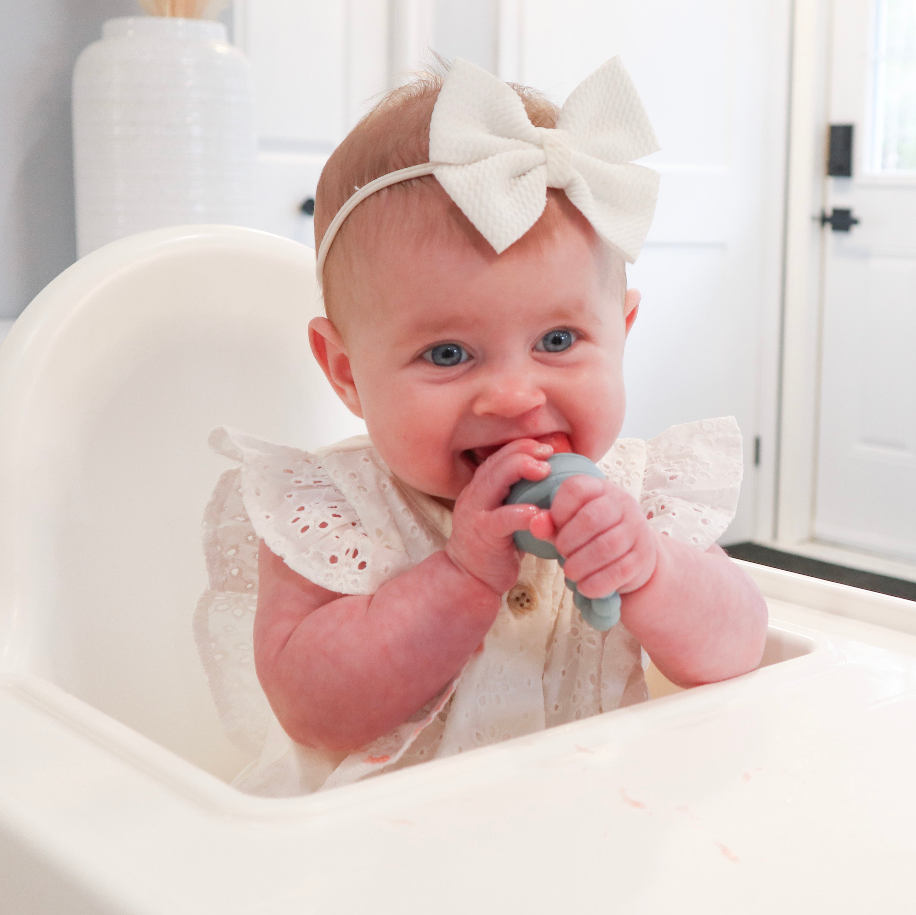 Infant Mesh Feeder, Dusty Teal #color_dusty teal