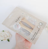 Infant Spoon, Infant Fork, Almond #color_almond