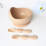 Infant Utensils, Infant Spoon Feeding, Almond #color_almond