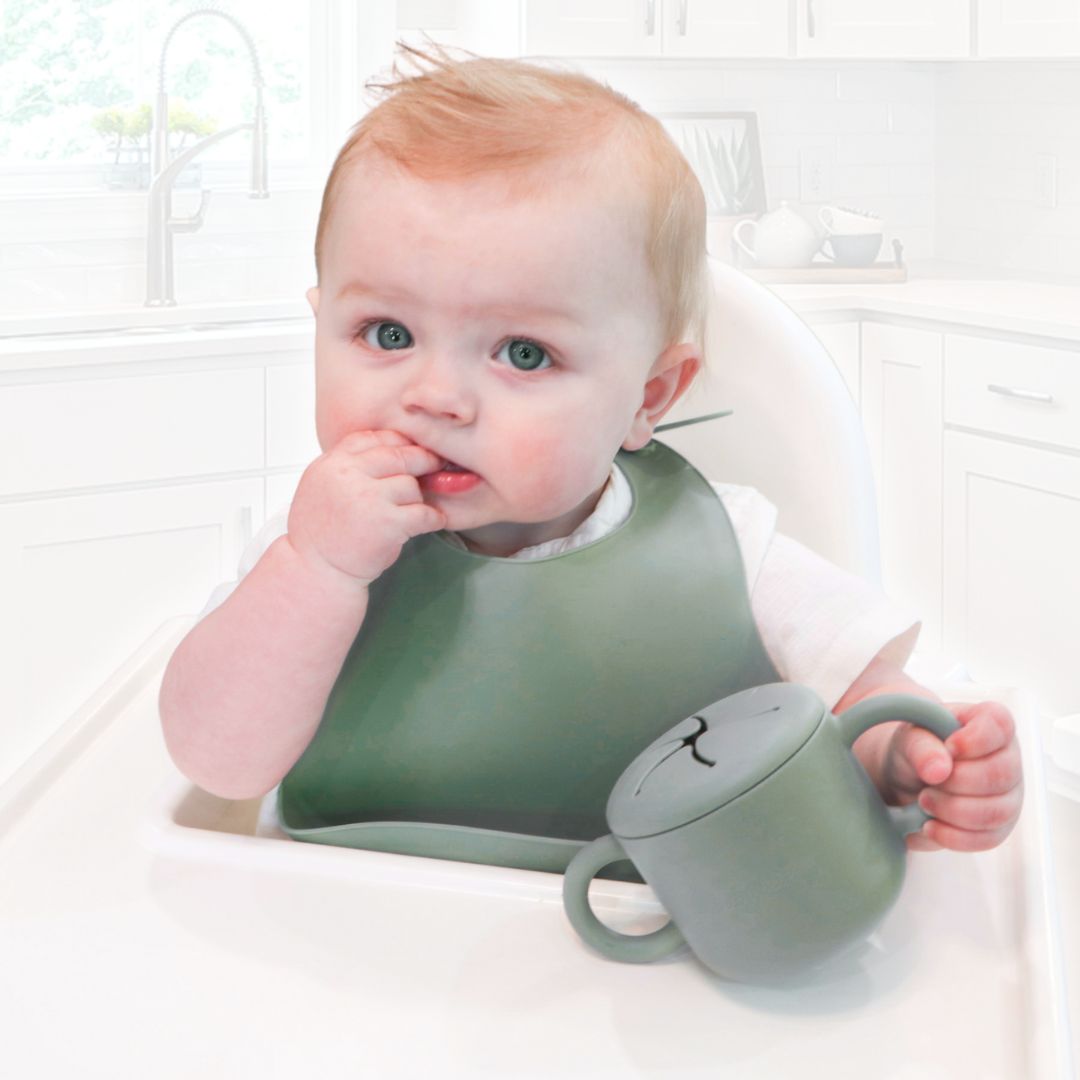 Spill Proof Snack Cup, Sage #color_sage