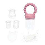 Baby Fruit Feeder Pacifier for Starting Solids, Dusty Rose #color_dusty rose