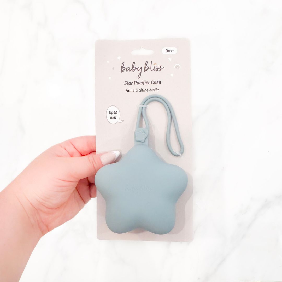 Pacifier Case, Blue #color_dusty blue