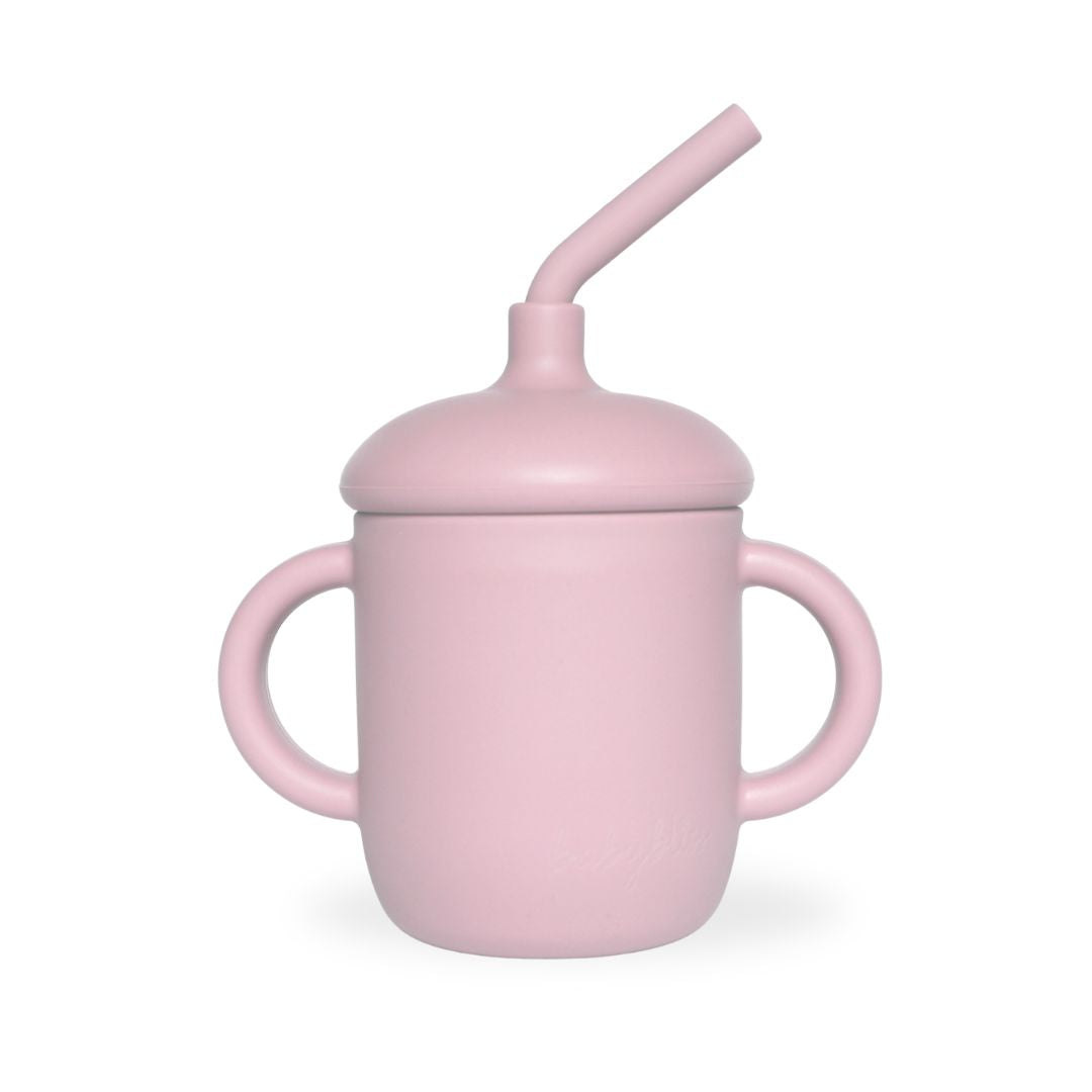 Silicone Sippy Cup, Dusty Pink #color_dusty pink