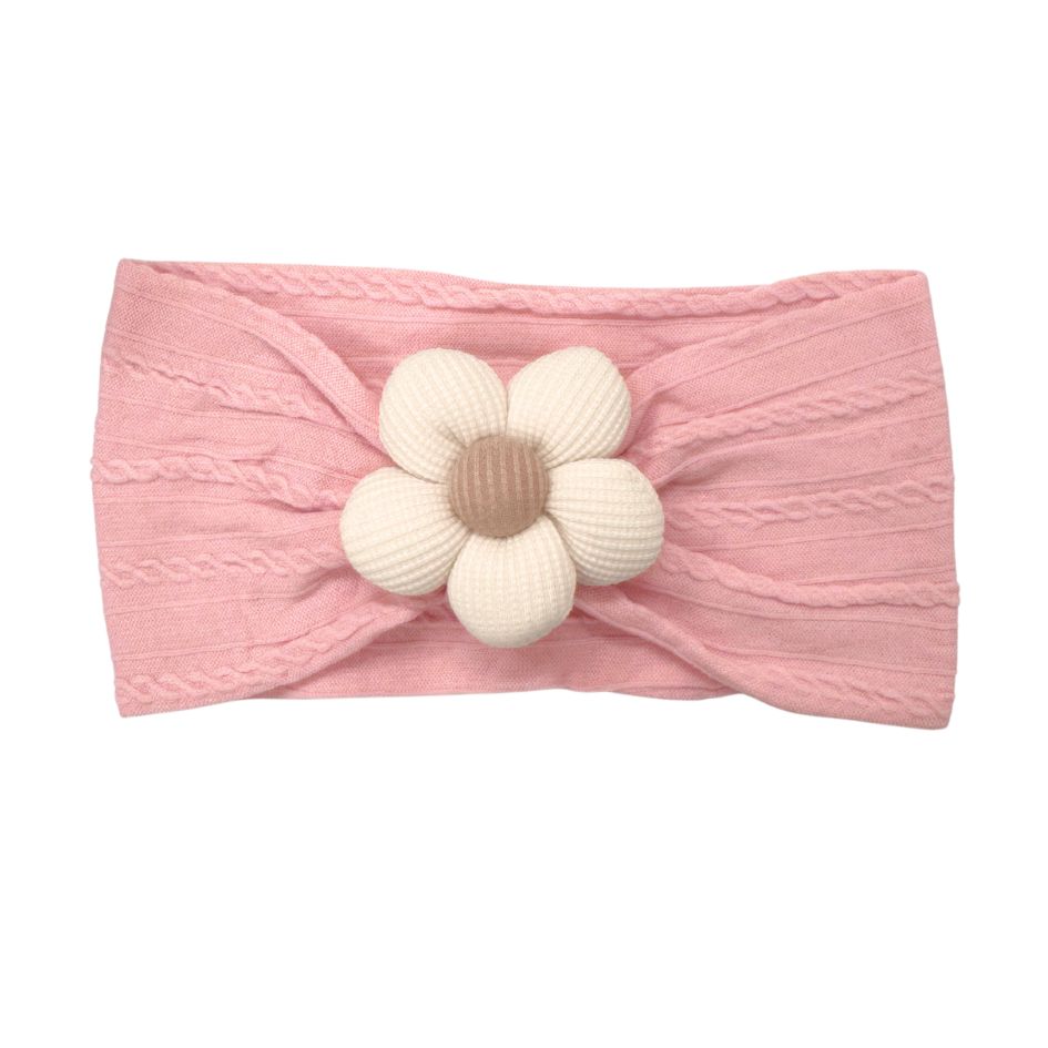 Baby Headbands Bow, Pink Flower #color_Pink Flower