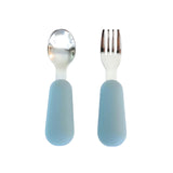 Childrens Cutlery Set, Dusty Teal #color_dusty teal