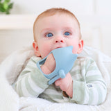 Glove for Teething, Arctic Blue #color_arctic blue,dusty rose,dusty pink,sage,apricot