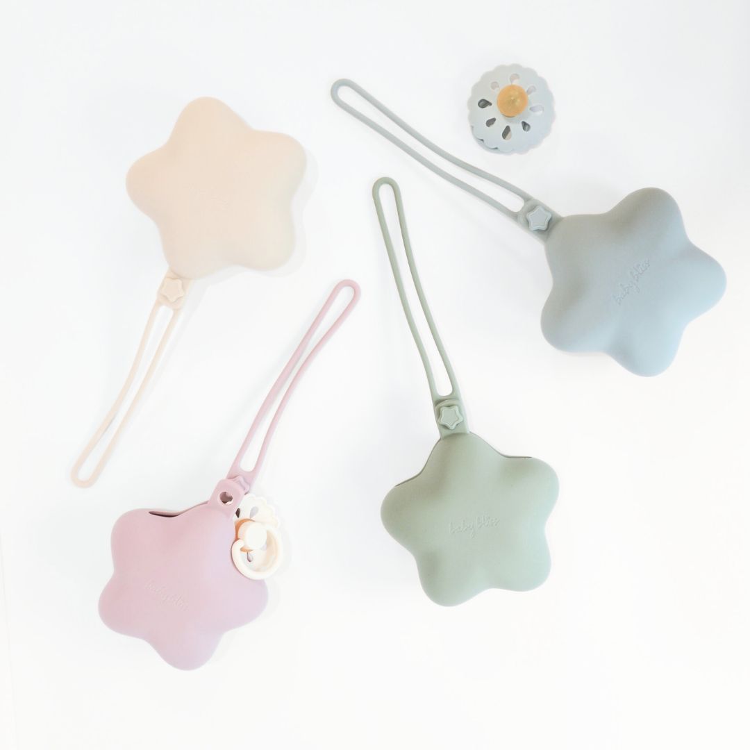 Infant Pacifier Case #color_lavender,almond,sage,dusty blue