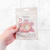 Infant Teething Ring, Dusty Rose #color_dusty rose