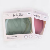 Baby Open Suction Plate #color_sage,dusty rose,dusty teal,caramel,almond
