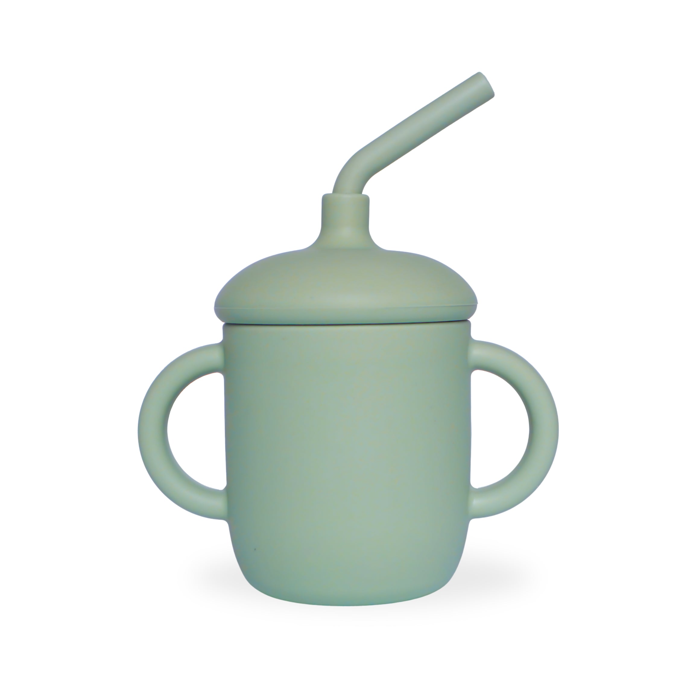 Silicone Sippy Cup, Sage #color_sage