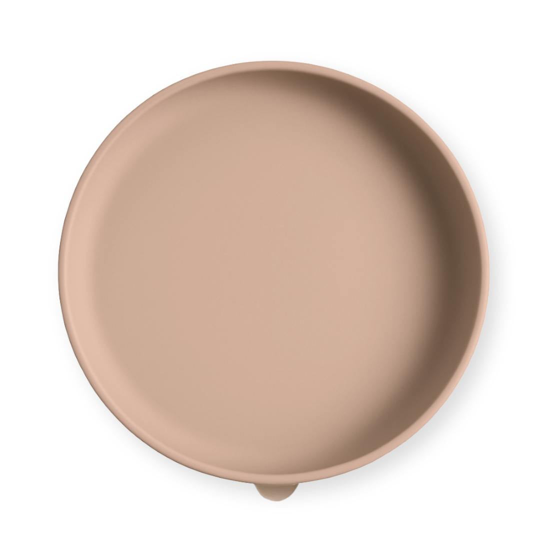Silicone Suction Plate Open, Caramel #color_caramel