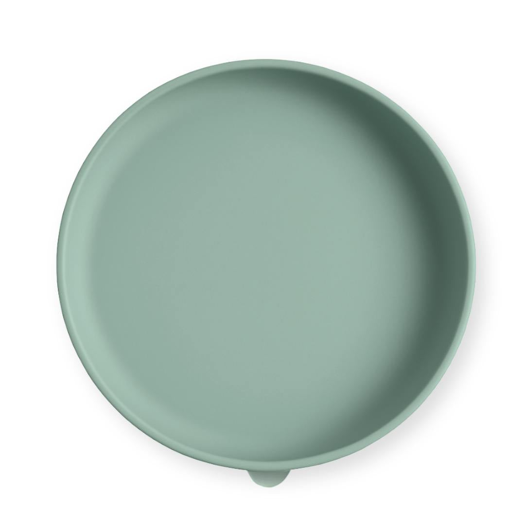 Silicone Suction Plate Open, Sage #color_sage