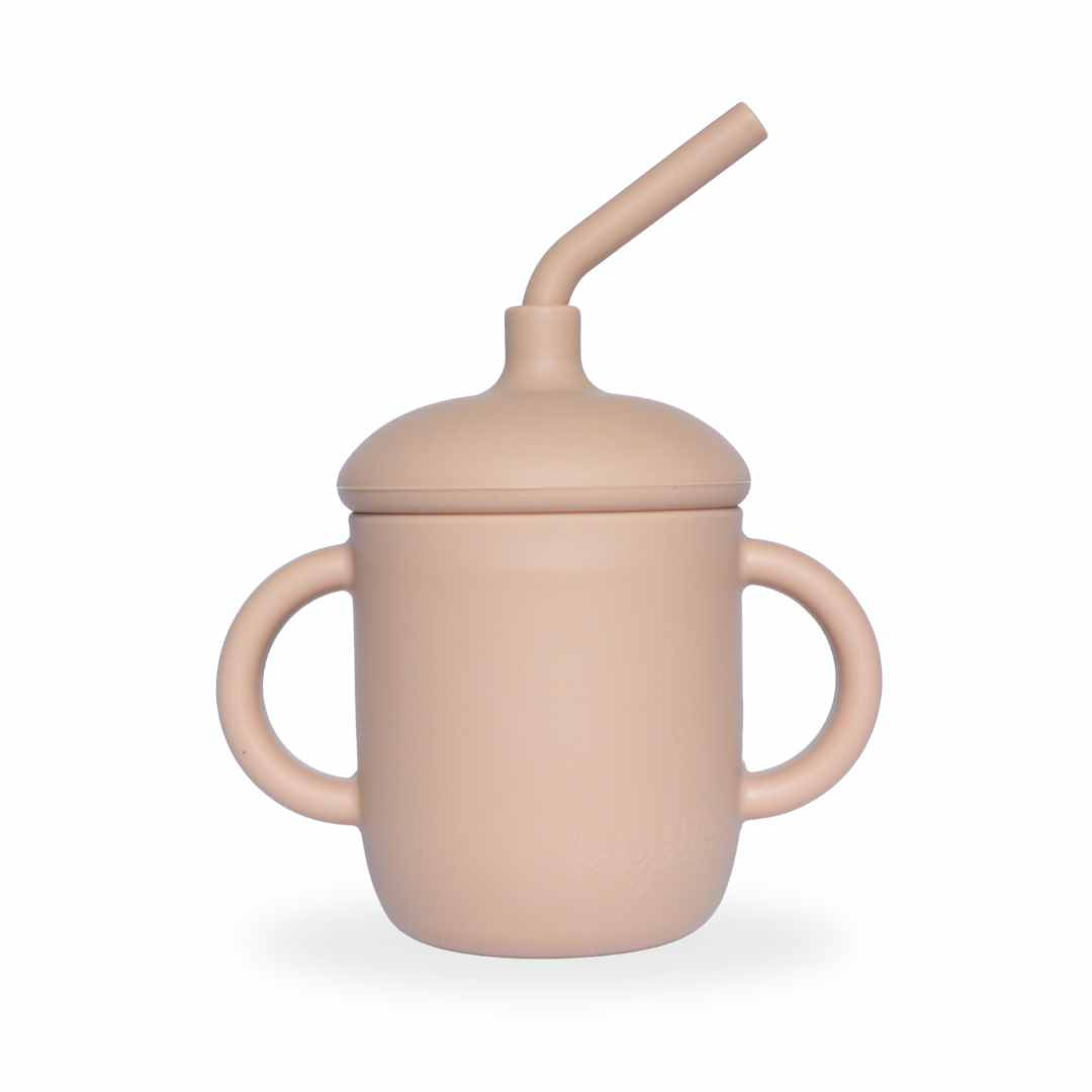 Sippy Cup with Straw, Caramel #color_caramel