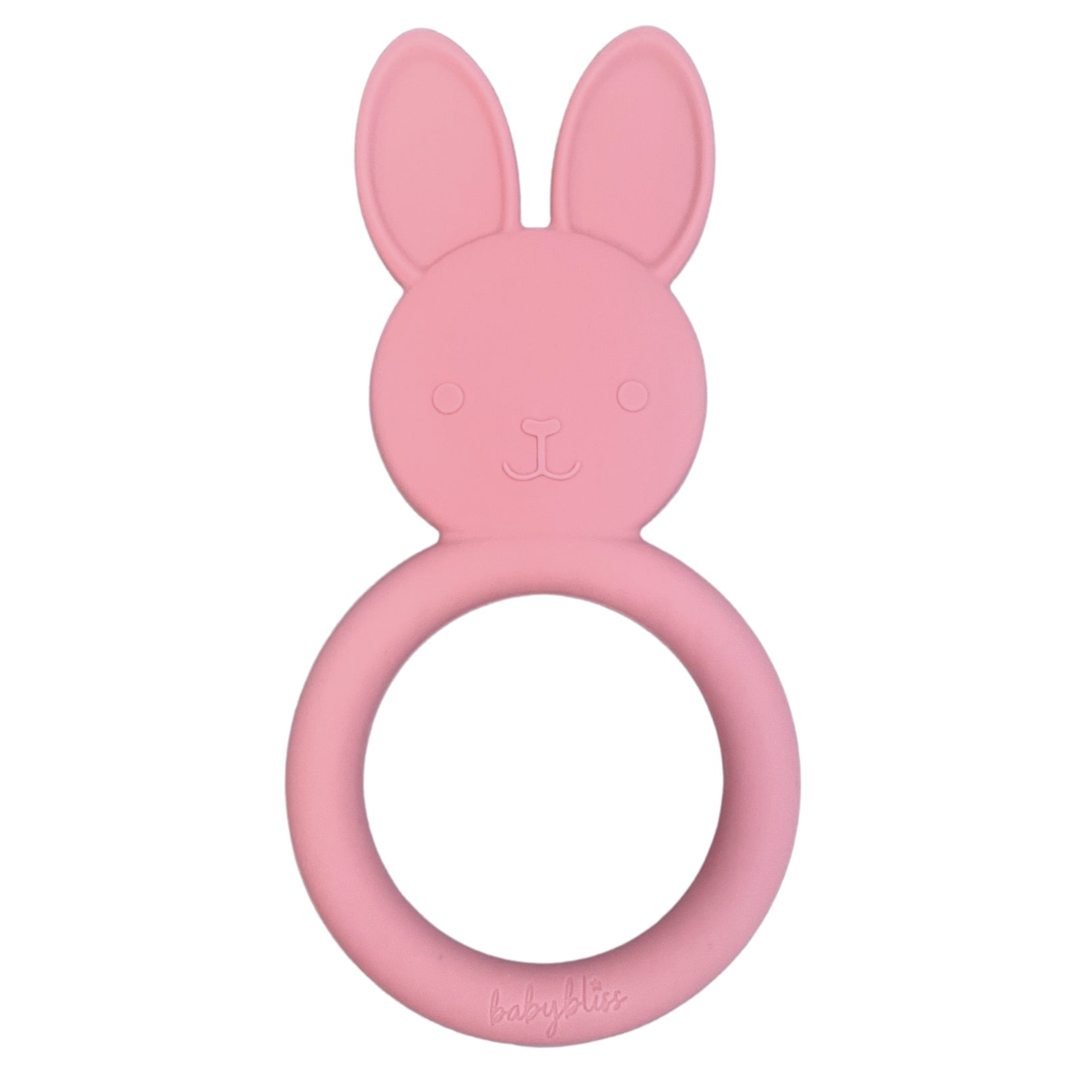 Bunny Teether, Dusty Rose #color_dusty rose