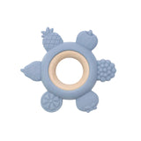 Fruit Teether Ring, Dusty Rose #color_dusty blue